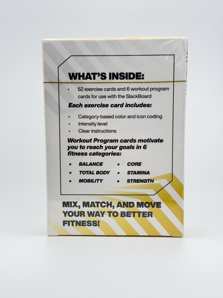 Gibbon Slackboard Exercise Card Workout System