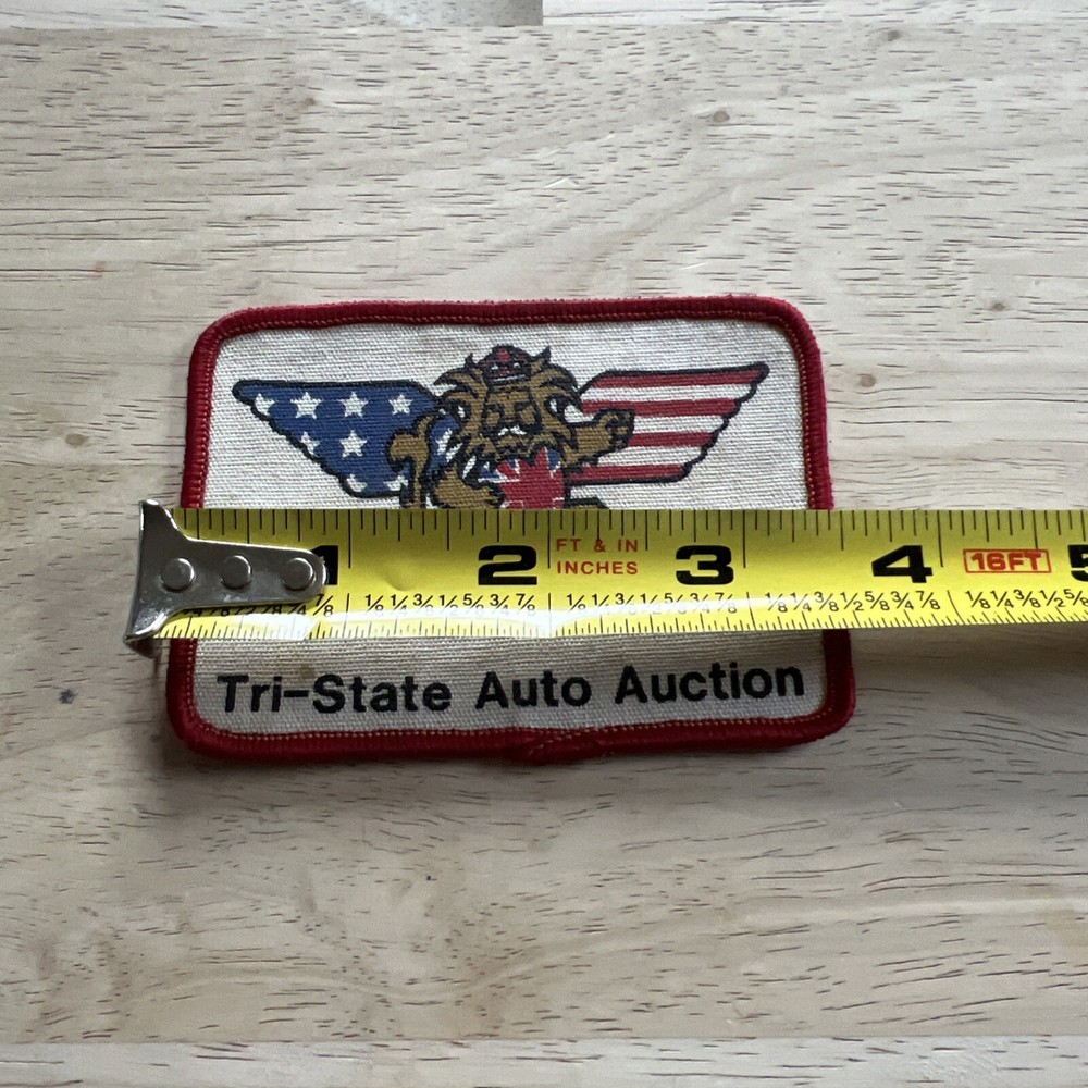 Vintage Tri-State auto auction patch