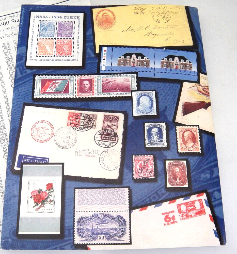 Superior 2000 Stamp Auction Catalog w Prices Autographs FDCs Confederate Ducks