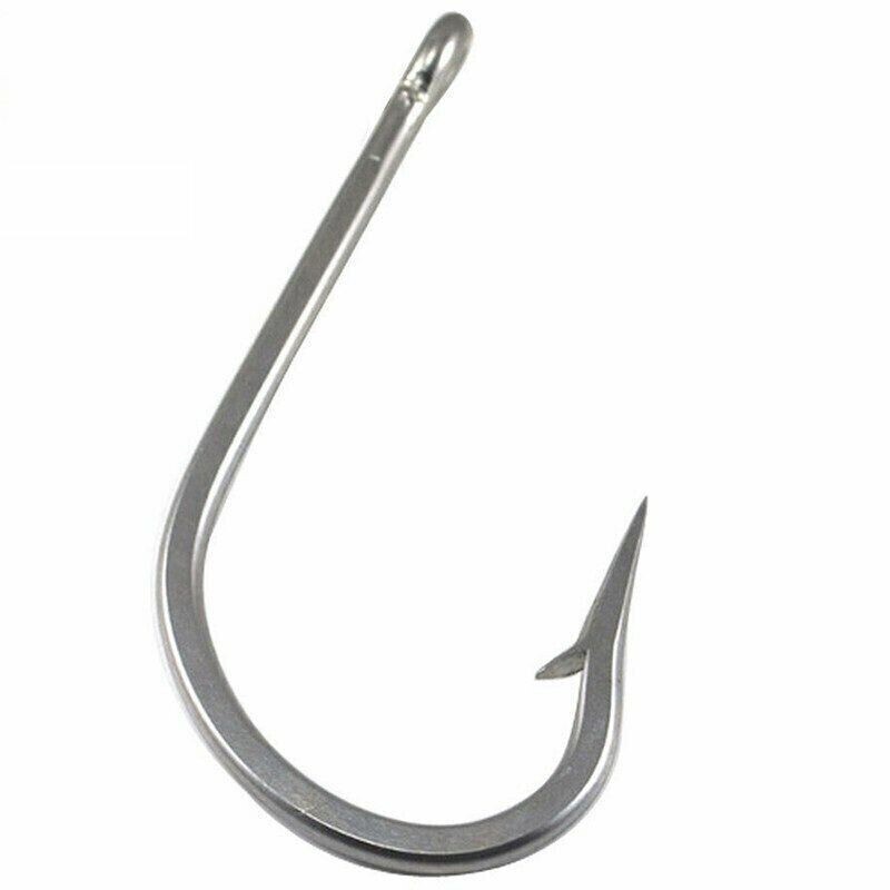 7731 Stainless Steel Super Large shark Fishing Hook Big Game Fish Tuna Bait 20/0