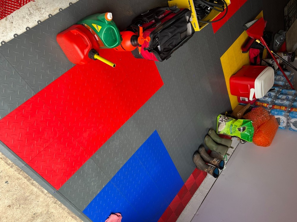plastic garage floor tiles