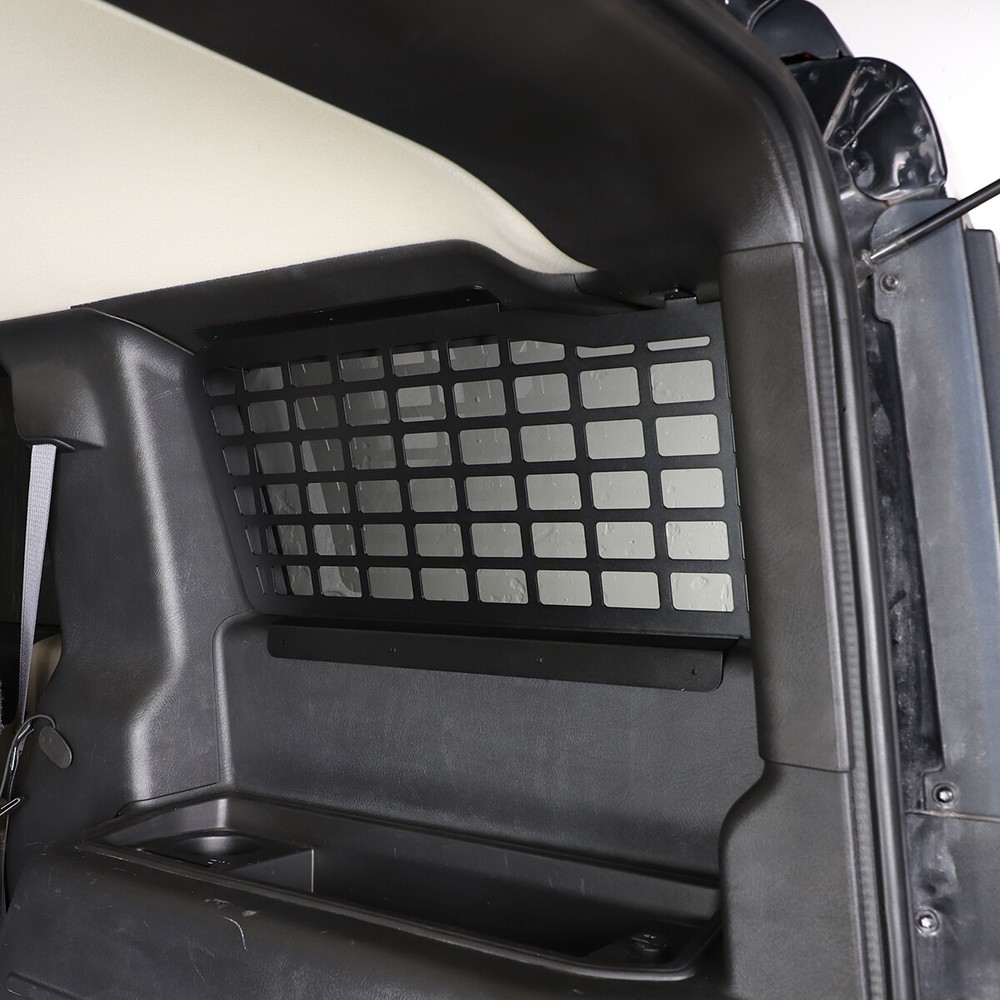 2x Trunk Side Glass Alloy Molle Panel Modular Storage For Hummer H2 2003-2009