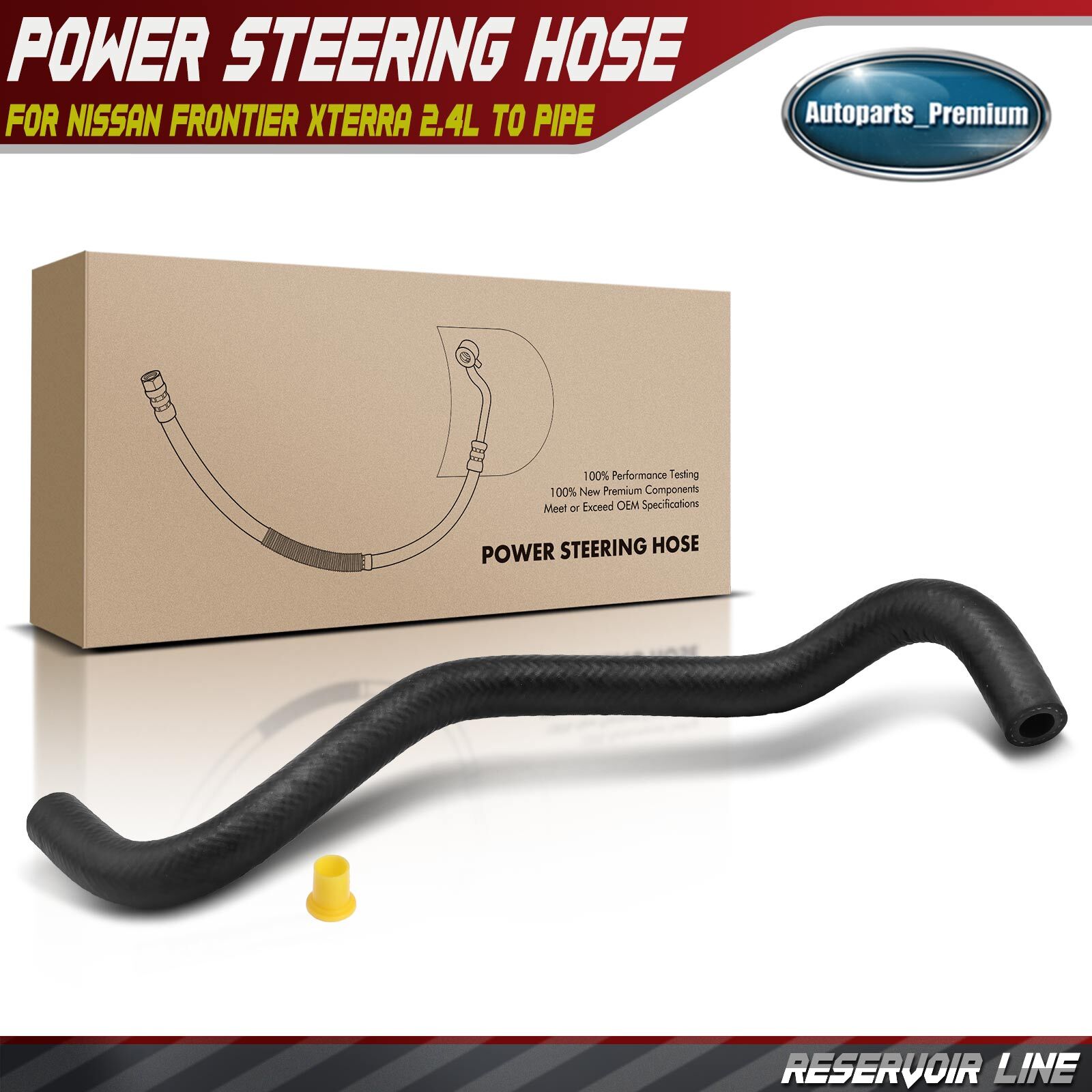 Power Steering Reservoir Hose for Nissan Frontier 98-04 06-08 11-13 2015 Xterra