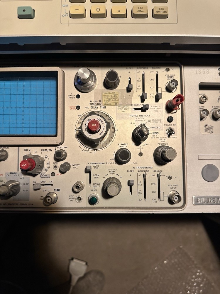 Eight Electronic Engineering Testing Devices, HP, Tektronix, Kepco, Agilent