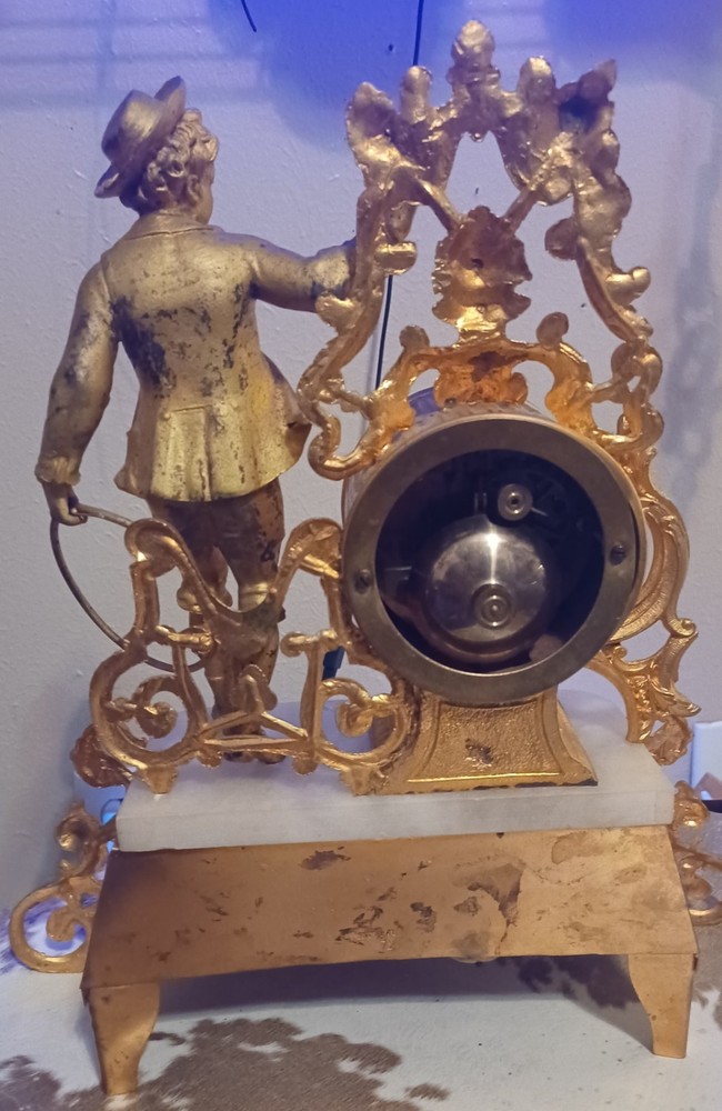19th Century Figural Mantel Clock