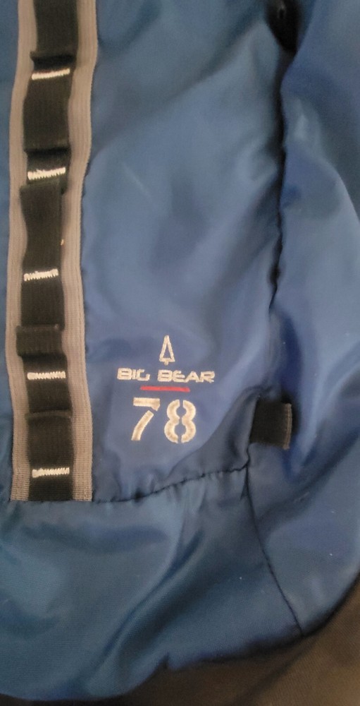 Jansport Big Bear Backpack 78L. Blue/ Gray