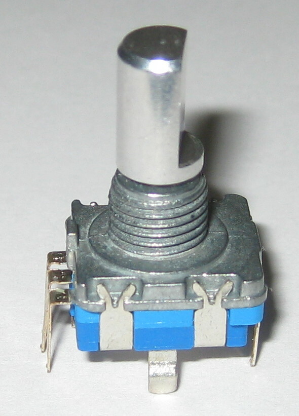 CUI Rotary Encoder with Momentary Switch - 12 Detents - 360 Degree - PCB Mount