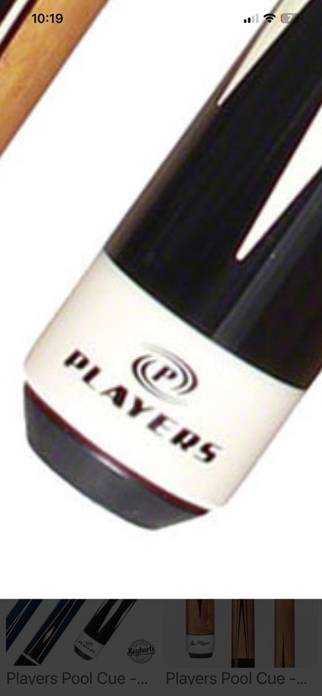 Players Pool Cue Decal