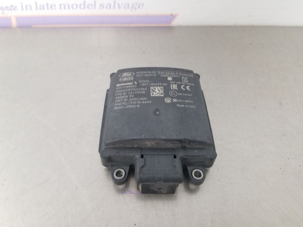 20 FORD EXPLORER PLATINUM RADAR UNIT LEFT DRIVER REAR LEFT DRIVER