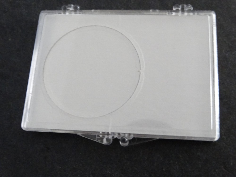 3 Edgar Marcus Silver Eagle Snaplock Case Coin Holder 2X3 Embossed Eagle