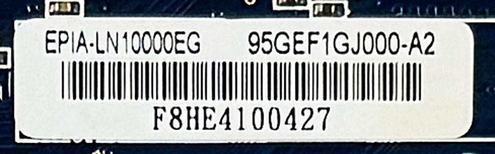 Agilent 6210 Mass Spectrometer VIA EPIA-LN , EPIA-LN10000EG MINI-ITX motherboard