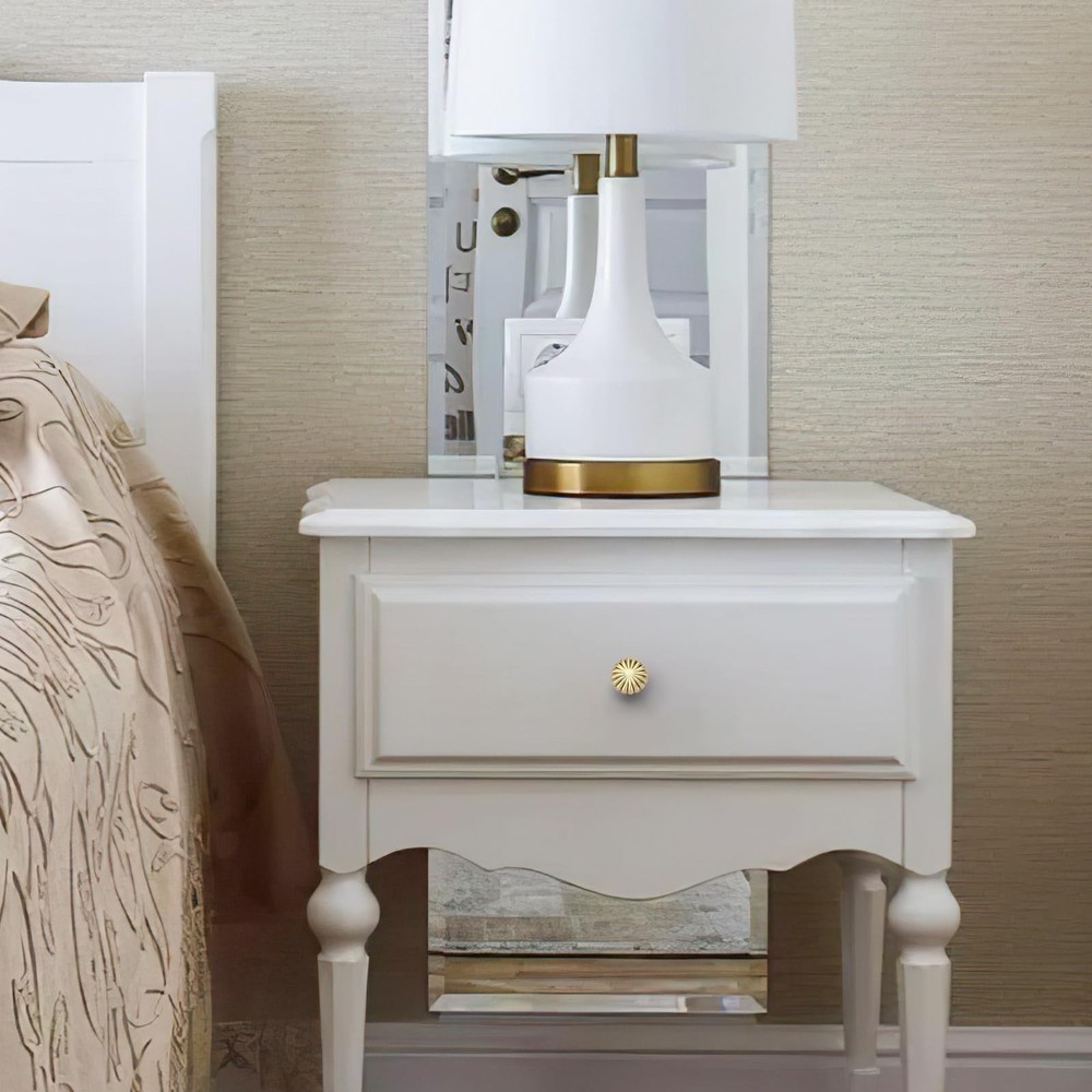 10 Pack Gold Cabinet Knobs, Zinc Alloy Brushed Gold Drawer Knobs Hardware for...