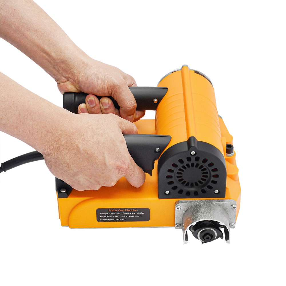 Concrete Planer Machine 110V 4580W 150mm Width Wall Putty Leveling Removing Tool