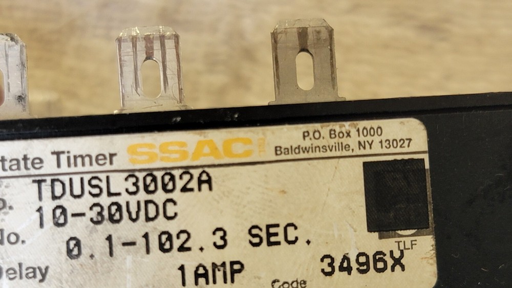 Solid State Timer SSAC TDUSL3002A 10-30VDC NEW NOS FREE SHIP LOC iii 2