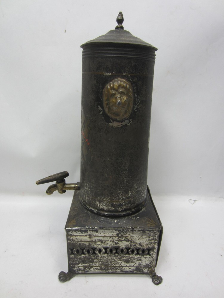 Antique Tole Ware Tea Warmer