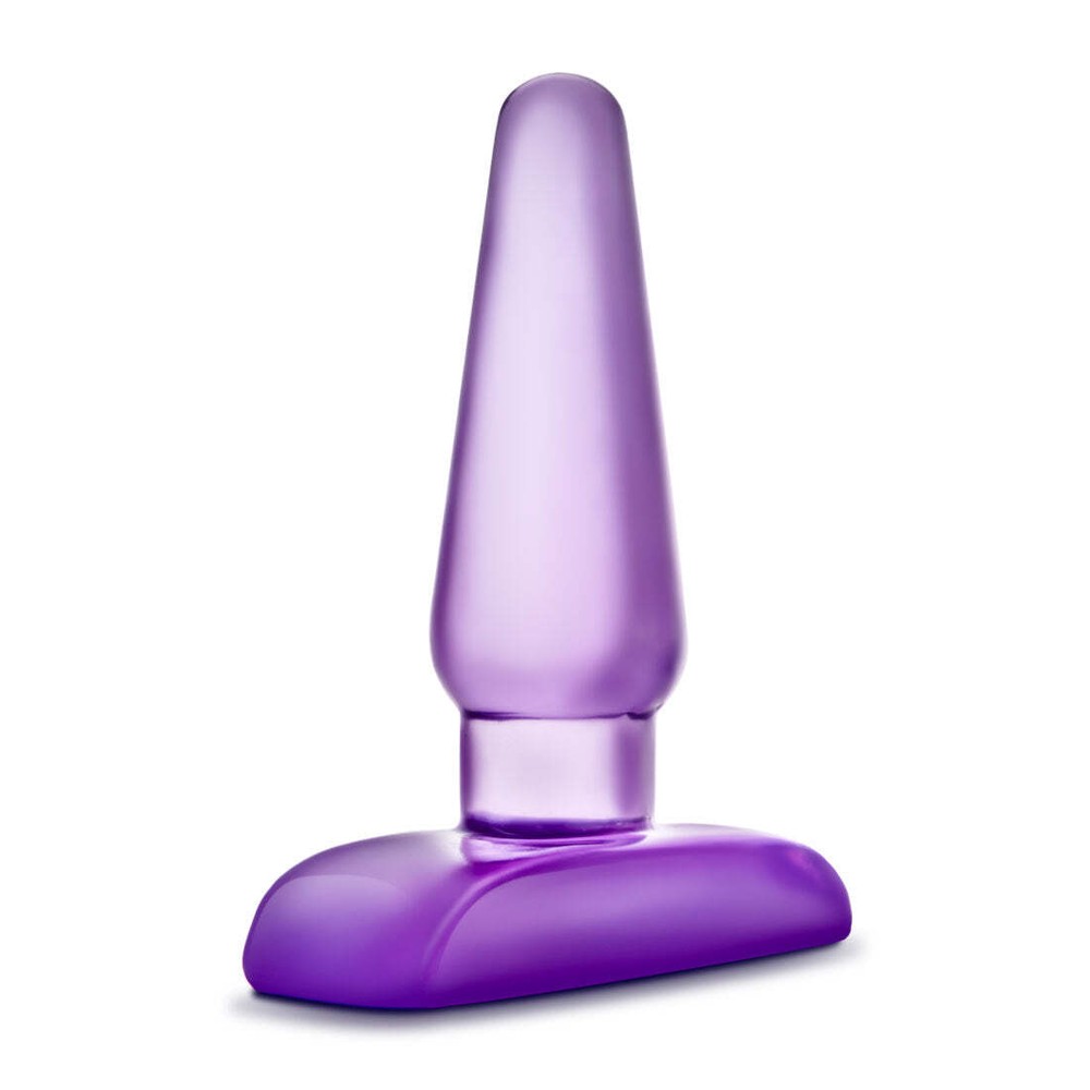 Blush B Yours -4''Long Beginner Petite Butt Plug-Tapered Tip for Easy Insertion