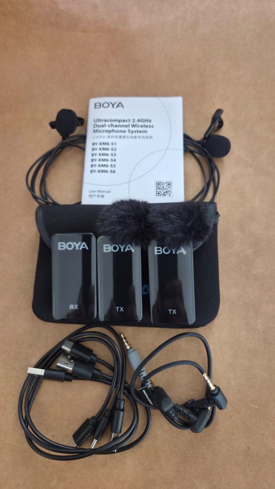 Wireless Lavalier Microphone System  BY-XM6 S2 2.4Ghz Wireless
