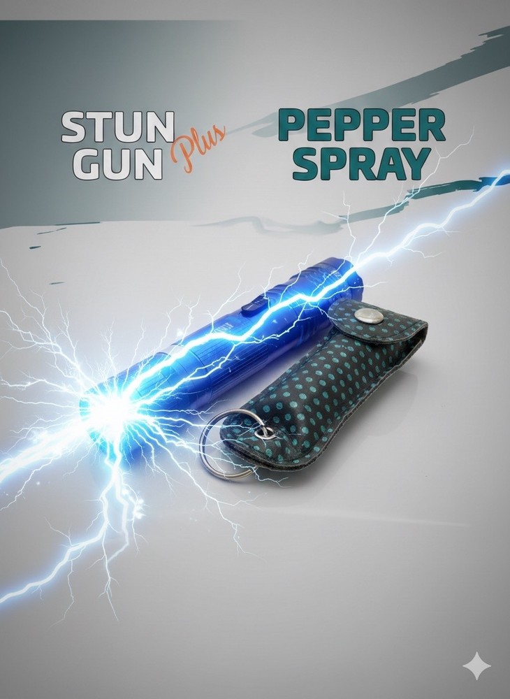 Stun Gun Plus & Pepper Spray