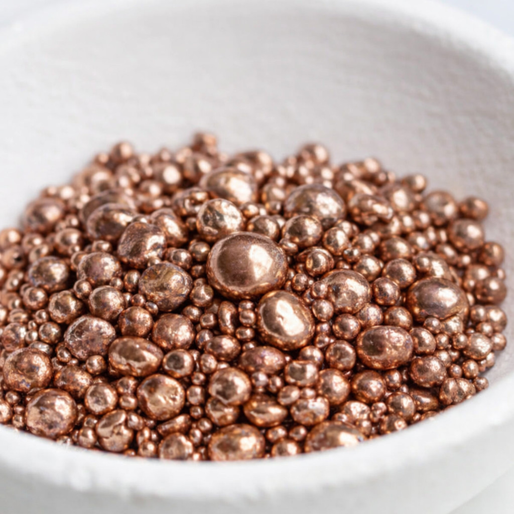 5 LBS 99.9% Pure Copper Shot Alloying Metal Sterling Silver Casting Refining