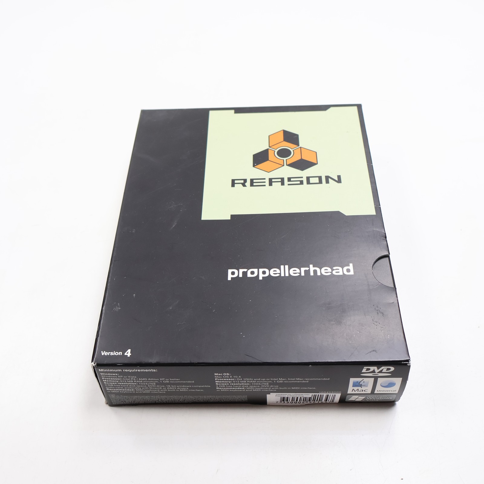 Reason 4,Full version-DVD -Mac and Windows *With install key Code. READ LISTING.