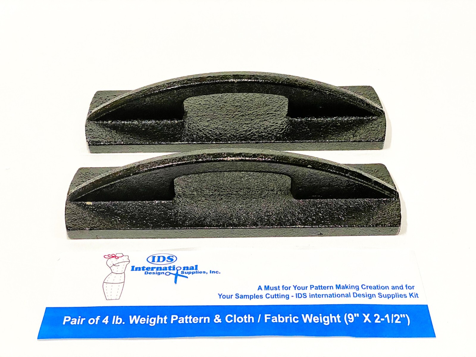 2 pieces of Weight Pattern & Cloth/Fabric Weight (9" X 2-1/2")