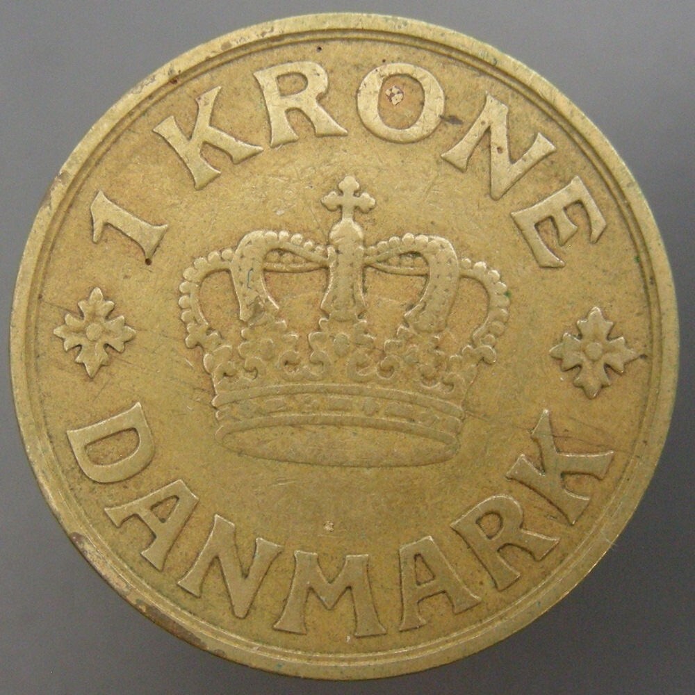 Denmark 1938 N GJ 1 Krone