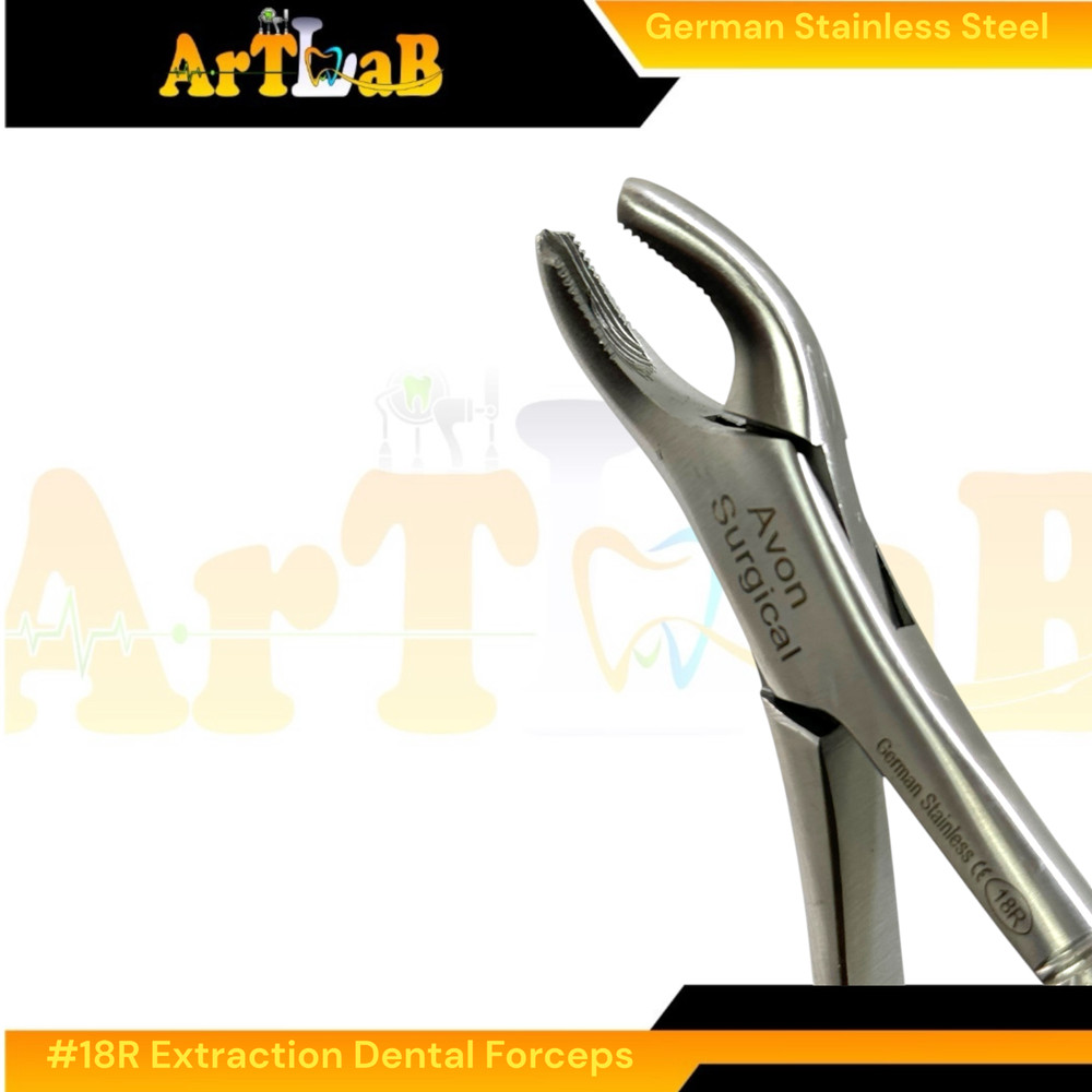2PK - Upper Molar 1st & 2nd Extraction Forceps, Left & Right #18L + #18R