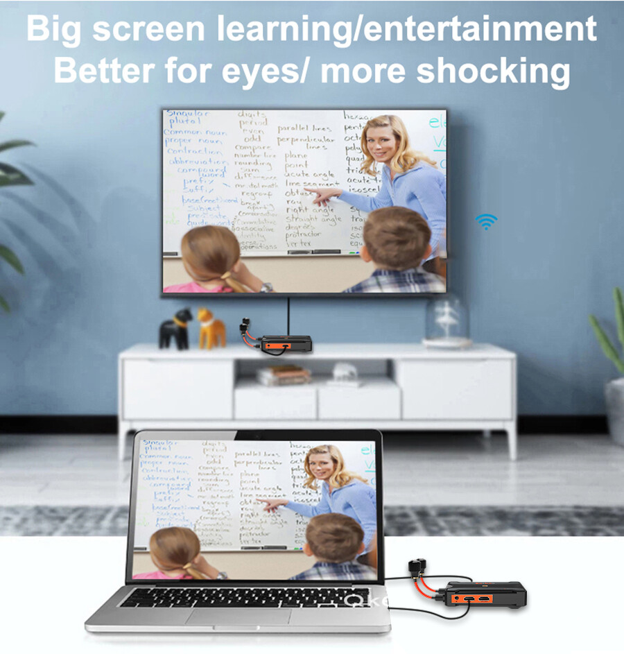 300m Wireless HDMI Extender Video Transmitter Receiver for Camera Live Streaming