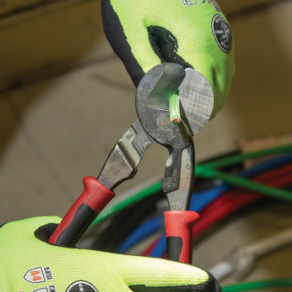 Klein Tools J63225N Journeyman High-Leverage Wire Cable Cutter and Stripper