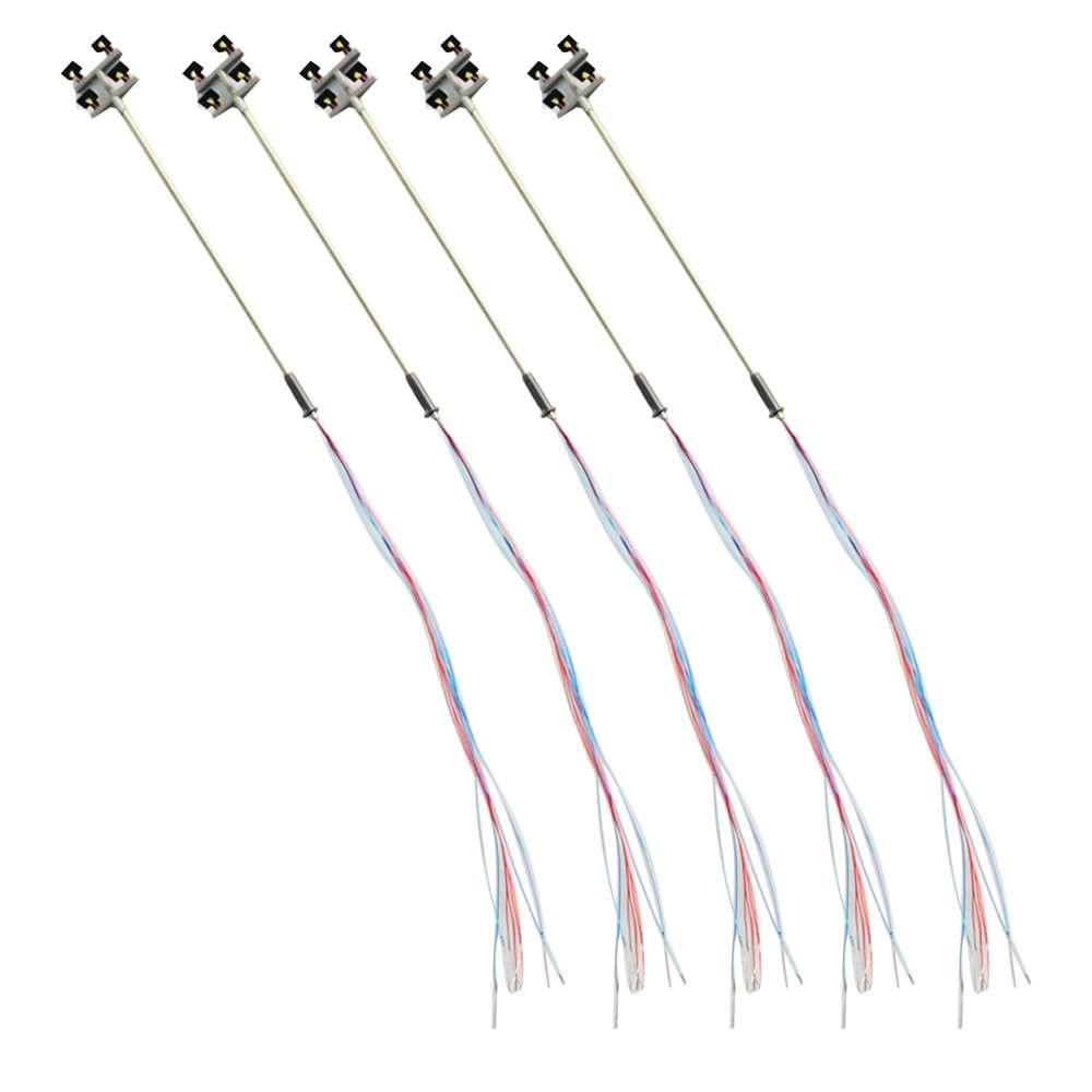 5PCS 1:100 3V Lighting Tower Model Building Scenery Layout Model Accessories