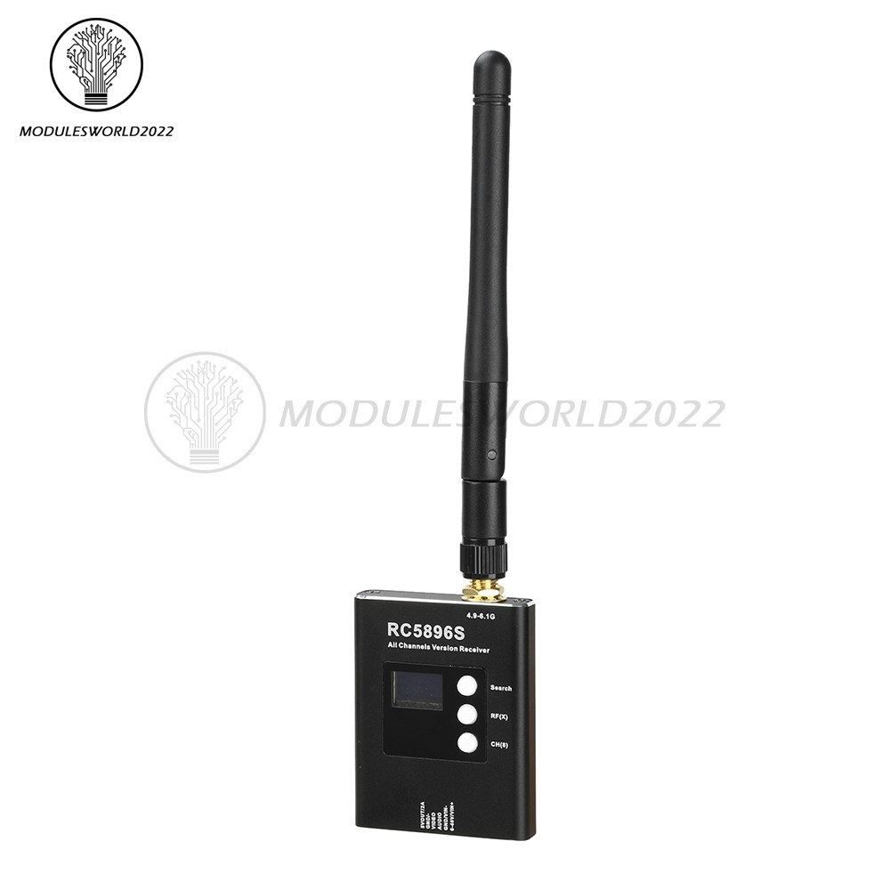DC6-40V RC5896S Receiver 5.8GHz Video Receiver Compatible 5.8G Image Transmitter