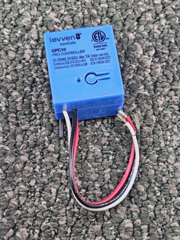 Levven GPC10 10A On/Off Power Controller for Wireless Light Switch