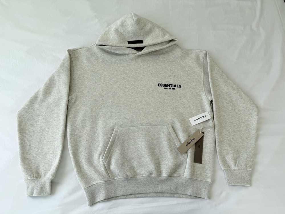 Essentials Pullover Hoodie Light Oatmeal  Size XL New With Tags