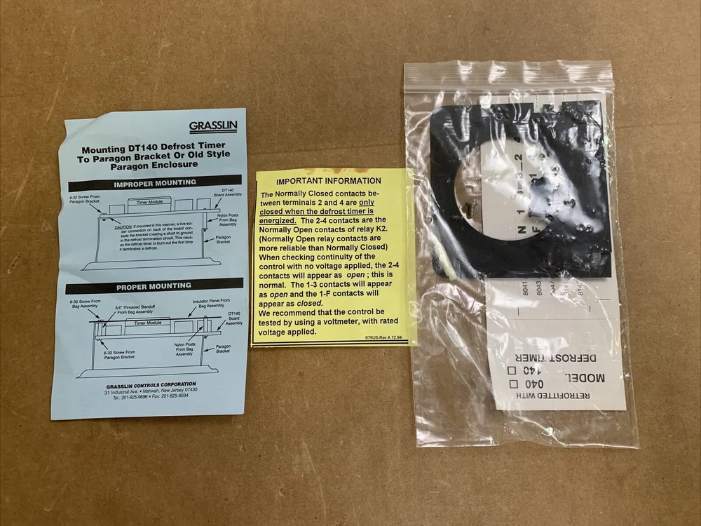 FROST KING DT040ST-240 Refrigeration Defrost Timer.