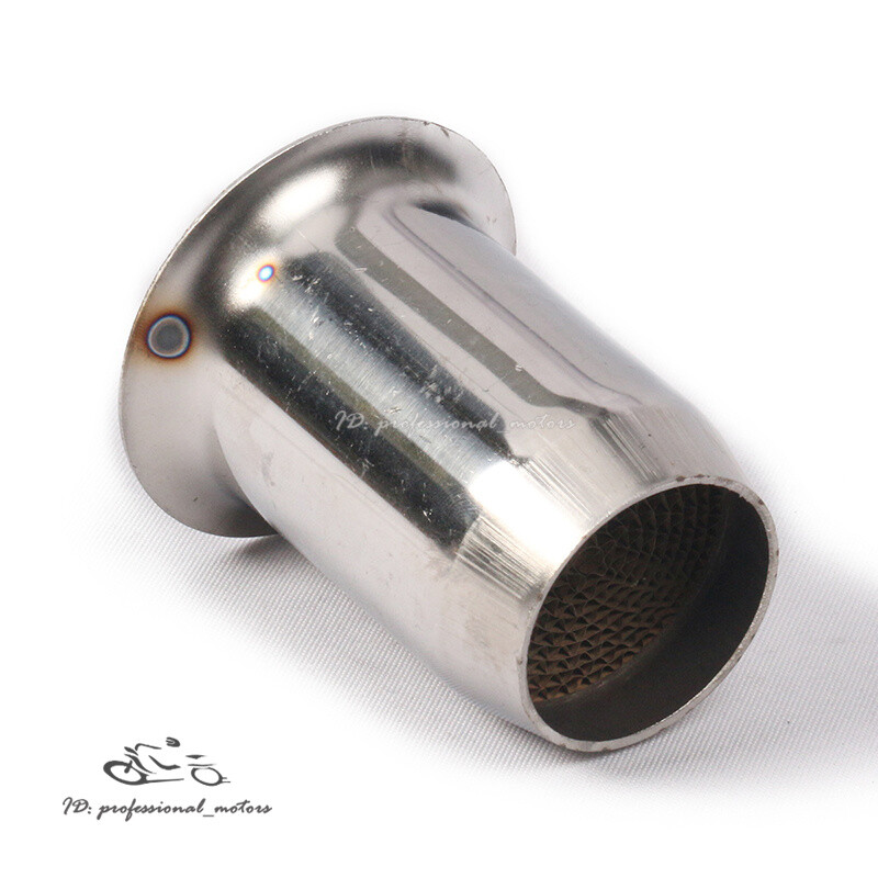 60mm Universal Exhaust Baffle Muffler DB Killer Insert Link Pipe Silencer 2.36"