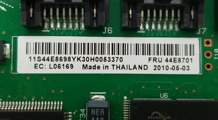 IBM LSI Logic SAS3445E-R RAID Controller Card 3Gbs FRU 44E8701