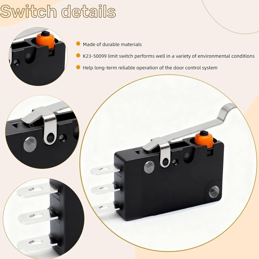 Durable K23-50099 Limit Switch for RoboSlide & RoboSwing Gate Operators - 2 Pack