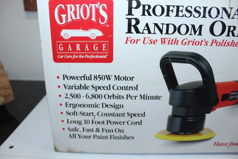 Professional Random Orbital Buffer Polisher 850W Motor Variable Speed
