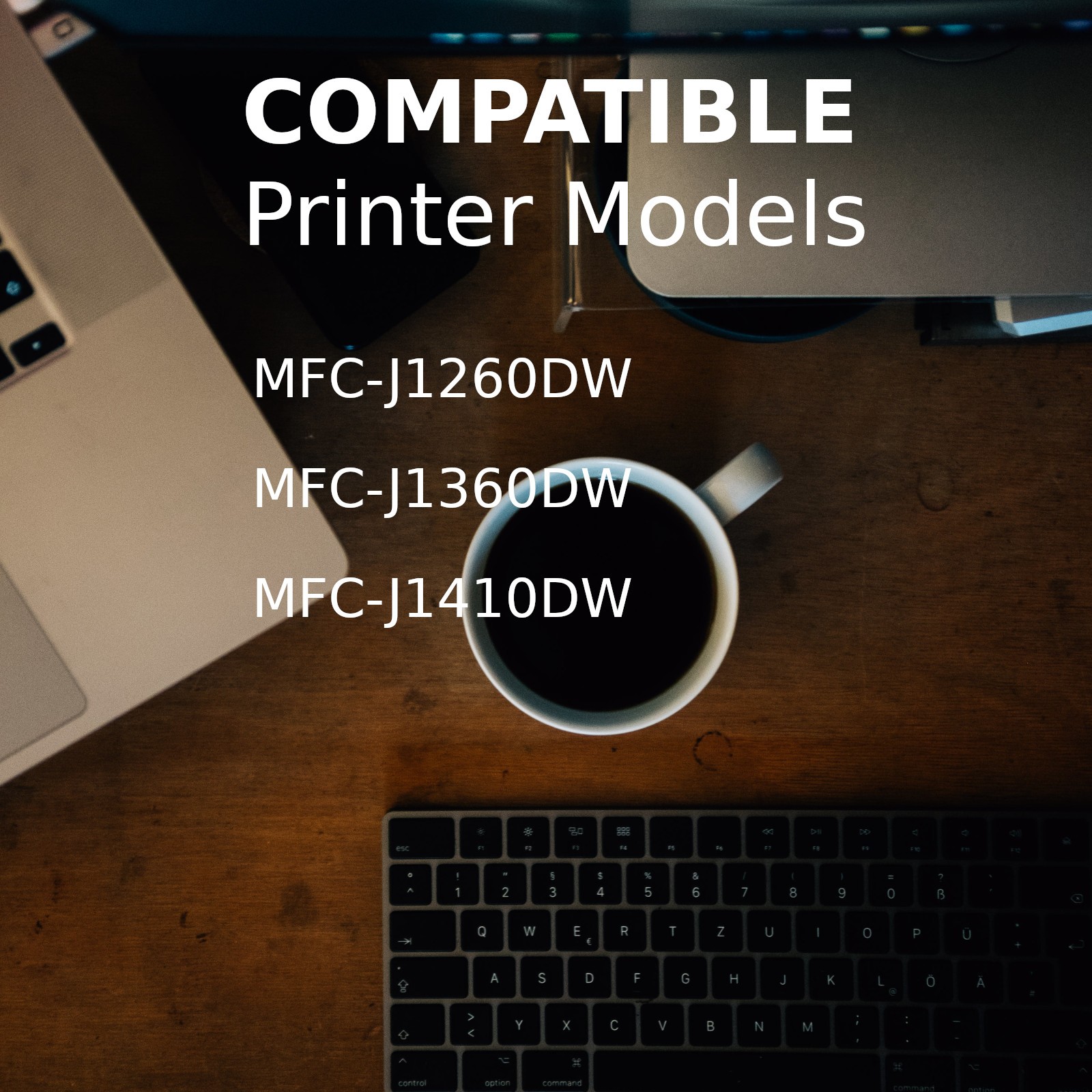 4pk LC501XL Ink Cartridges for Brother MFC-J1260DW MFC-J1360DW MFC-J1410DW LC501
