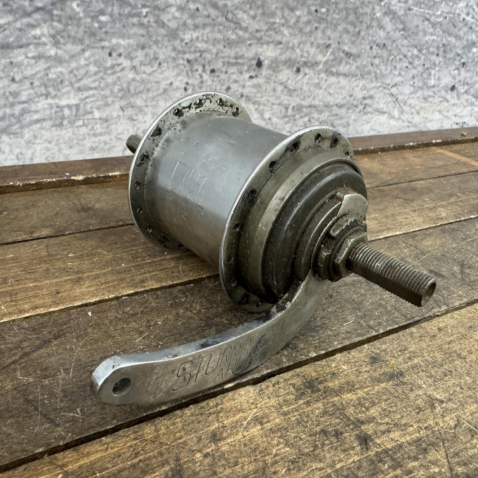 Vintage Sturmey Archer TCW Hub 36h 3 Speed Coaster Brake 1956 England