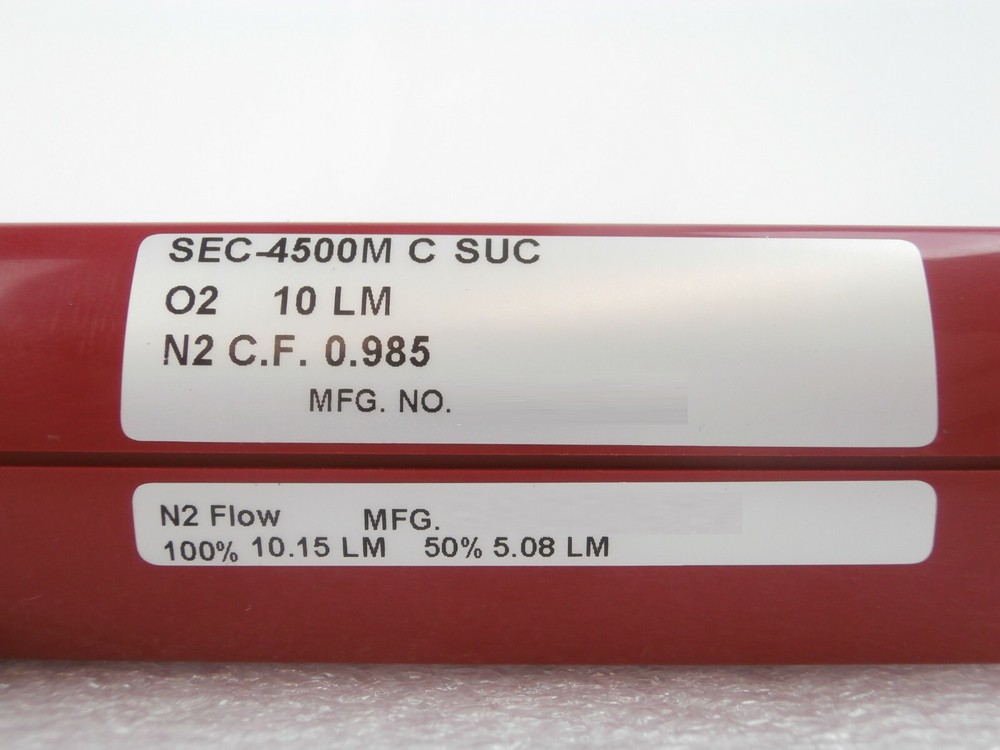 STEC SEC-4500M Mass Flow Controller MFC SEC-4500 10 LM O2 Working Surplus