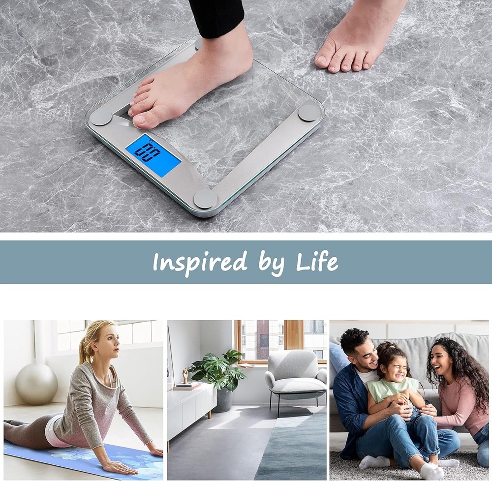 Extra Large LCD Digital Weight Scale - Lightweight & Accurate for Everyday Use