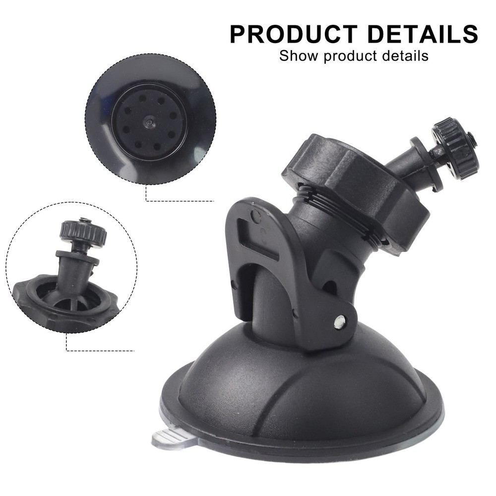 New Practical Driving Recorder Bracket° Rotation Accessories Black