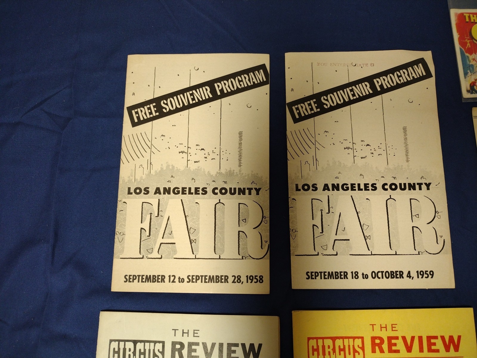 Lot#13 Ringling Bros. B&B Vintage Circus Memorabilia Some Scarce.