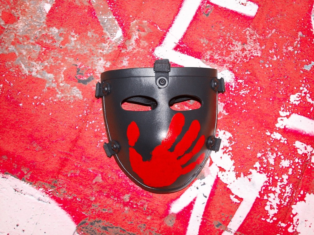 "Red Hand" Ballistic Face Mask Level 3A