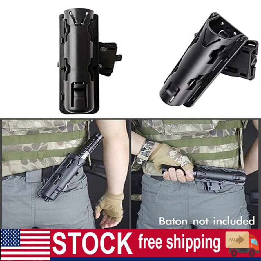 Baton Holder Universal 360 Degree Rotation, Versatile Tactical Flashlight Holder