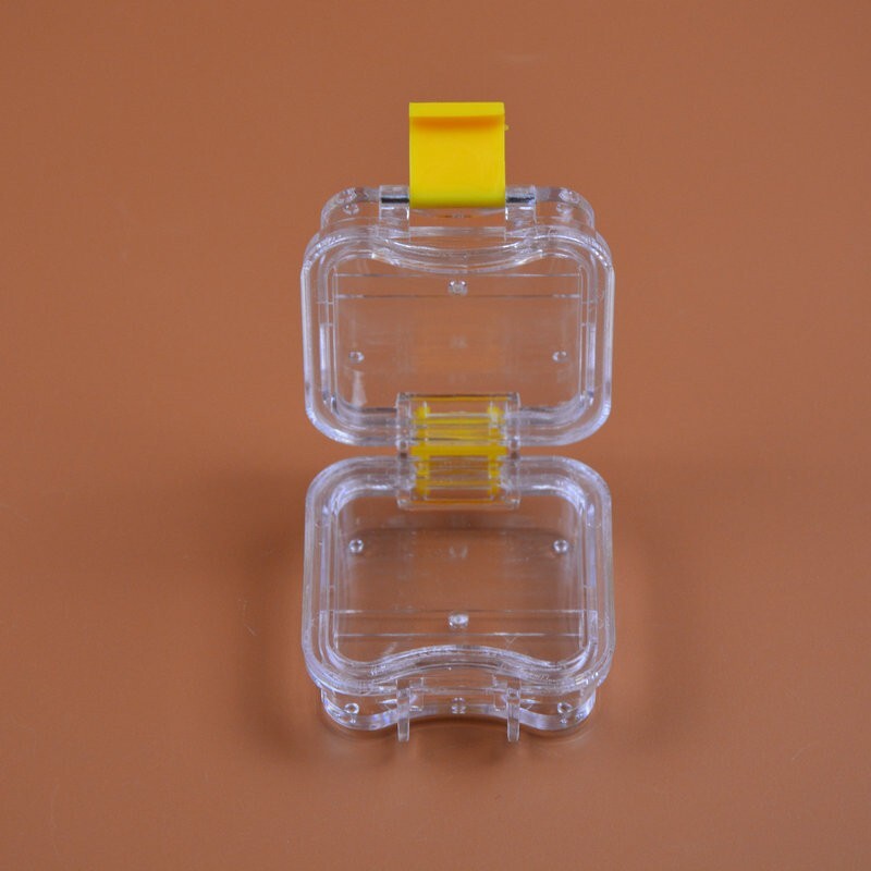 10Pcs Denture False Teeth Membrane Case Container Hinged Display Box Jewelry