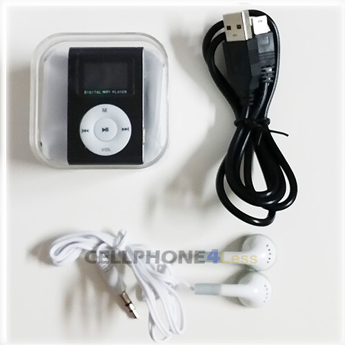 MP3 Music Player With Digital LCD Screen Mini Clip Support 32GB MicroSD