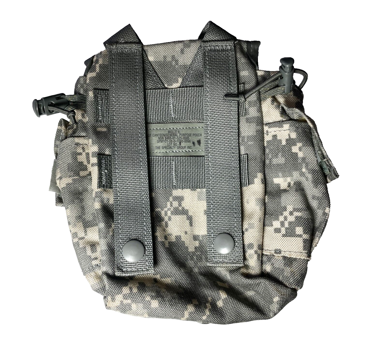 NEW MOLLE II, 1 QT CANTEEN / GENERAL PURPOSE POUCH [ACU] - AUTHENTIC USGI