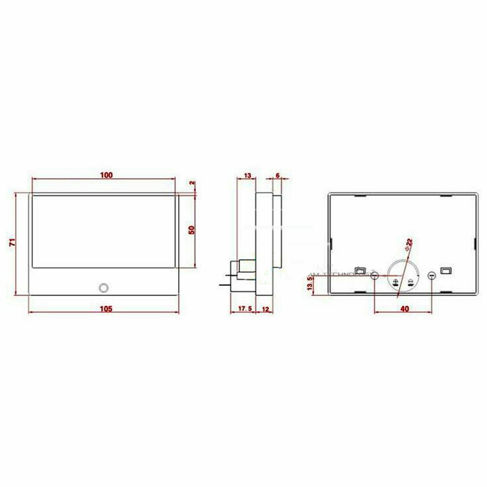 DB Level VU Panel Meter Header for HIFI Power Amplifier Blue Lake